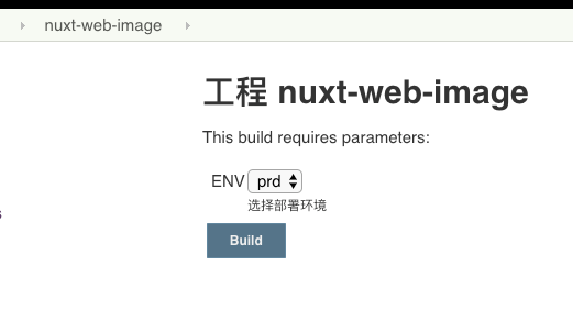 Jenkins 任务参数化构建