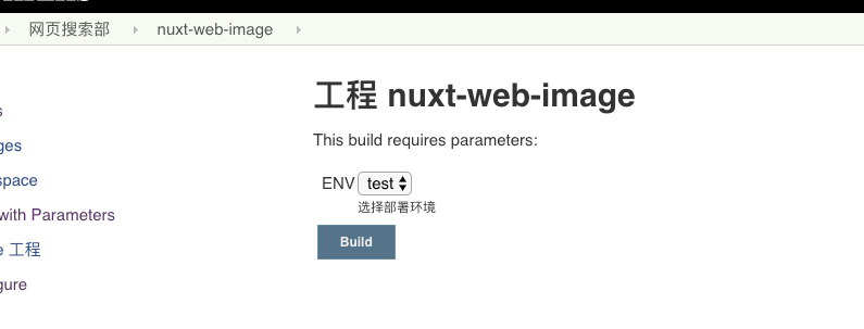 Jenkins 任务参数化构建